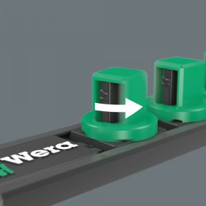 Wera 9600 dop-magneetstrip 1/4 inch leeg 30x270 mm 05136420001