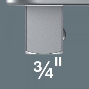 Wera 7783 E insteekgereedschap met doorsteekvierkant 14x18 mm 3/4 inch x 70 mm 05078710001