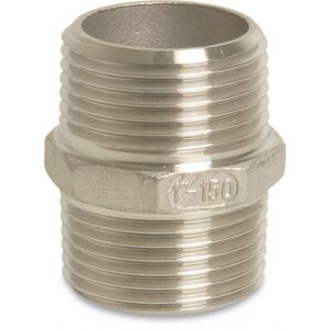 Mega Profec nummer 280 nippel RVS 316 1/8 inch buitendraad 0080160