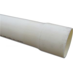 Bosta drukbuis PVC-U 200 mm x 200 mm x 6,0 mm lijmmof x glad 12,5 bar crème 5 m KIWA 7021054