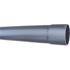 Bosta landbouwbuis PVC recycled 160 mm x 4,0 mm lijmmof x glad zwart 5 m type 3-lagen 0340012