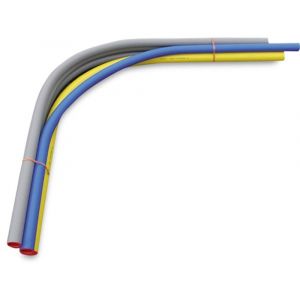 Bosta invoerset meterkast PVC-U 1200 x 1200 mm grijs-blauw-geel 0392431