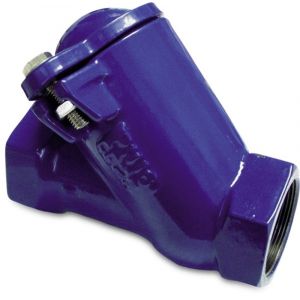 Mega Profec kogelterugslagklep gietijzer GG 25 1.1/2 inch binnendraad 10 bar blauw 0401940