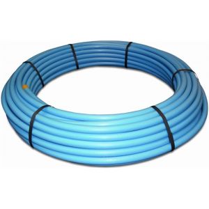 Bosta drukbuis PE80 50 mm x 4,6 mm glad SDR11 12,5 bar blauw 50 m 0702133