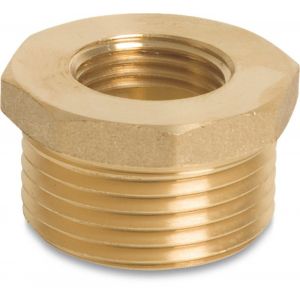 Mega Profec nummer 241 verloopring messing 3/4 inch x 3/8 inch buitendraad x binnendraad 0710331