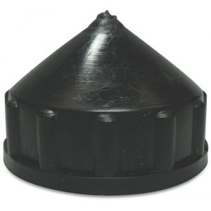 Bosta eindkap PVC-U 1.1/2 inch binnendraad zwart 0750039