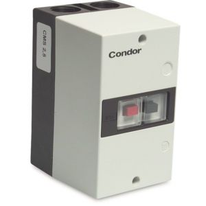 Condor motorbeveiligingsschakelaar kunststof 4,0 A-6,0 AA 230-400 V type CMS 6.3 0920087