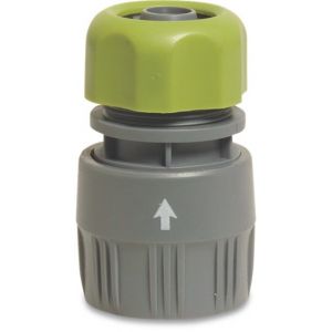 Hydro-Fit aansluiting PVC-U 15-19 mm knel x vrouwelijk klik grijs-groen 7008344