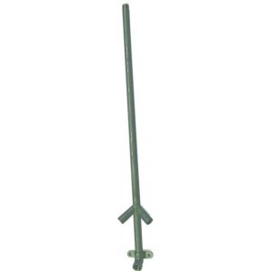 Bosta muursteun voor drinknippel 30 graden RVS 304 1/2 inch binnendraad 1000 mm type zonder PVC klem met 2 aftakkingen 7010089