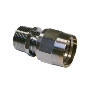 Baggerman messing MSV benzinepomp koppeling 3/4 inch tule 3/4 inch NPT buitendraad verchroomd fijne draad verchroomd 5540019019