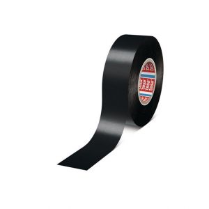 Tesa 4163 Tesaflex 33 m x 19 mm zwart Soft PVC tape 04163-00000-07