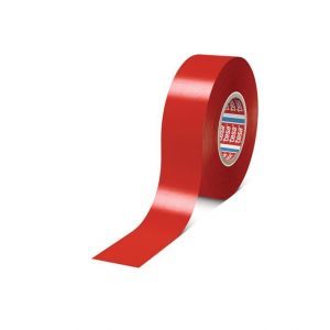 Tesa 4163 Tesaflex 33 m x 50 mm rood Soft PVC tape 04163-00010-07