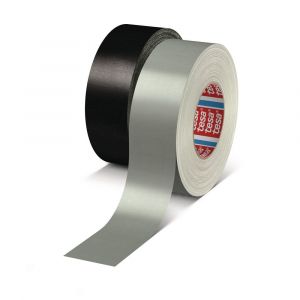 Tesa 4657 Tesaband 50 m x 38 mm grijs temperatuurbestendige textieltape 04657-00114-00