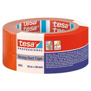 Tesa 4662 Tesaband 25 m x 48 mm oranje textieltape 04662-00195-01