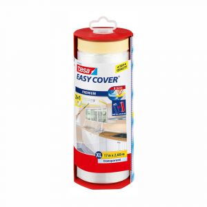 Tesa 56769 Easycover afdekfolie en afplakband XL 17 m x 2,6 m 56769-00000-02