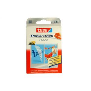 Tesa 58800 Powerstrips decostrips transparant 58800-00012-20