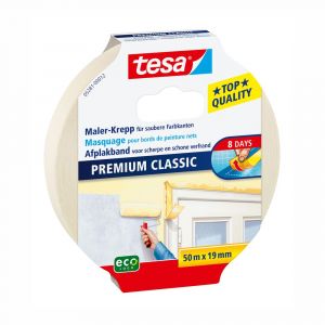 Tesa 5281 Premium Classic afplakband 50 m x 19 mm 05281-00012-07