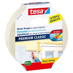 Tesa 5282 Premium Classic afplakband 50 m x 30 mm 05282-00011-09