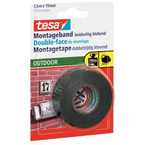 Tesa 55750 Powerbond Outdoor montagetape 1,5 m x 19 mm 55750-00001-03