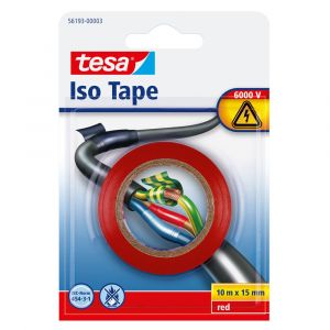 Tesa 56193 isolatietape rood 10 m x 15 mm 56193-00003-22