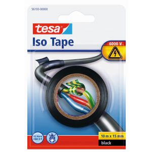 Tesa 56193 isolatietape zwart 10 m x 15 mm 56193-00000-22