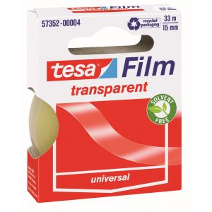 Tesa 57352 Tesafilm transparant plakband 33 m x 15 mm 57352-00004-01
