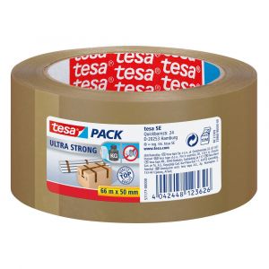 Tesa 57177 Tesapack Ultra Strong verpakkingstape 66 m x 50 mm bruin 57177-00000-11