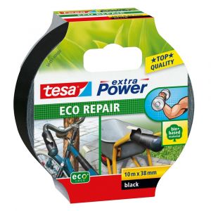 Tesa 56431 Extra Power Eco Repair textieltape 10 m x 38 mm zwart 56431-00000-00