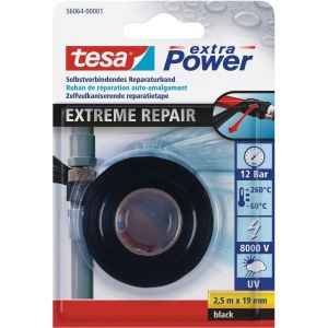 Tesa 56064 Extreme Repair zwart 2,5 m x 19 mm 56064-00001-00