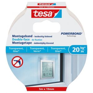 Tesa 77741 Powerbond montage tape 5 m x 19 mm transparant 77741-00000-00