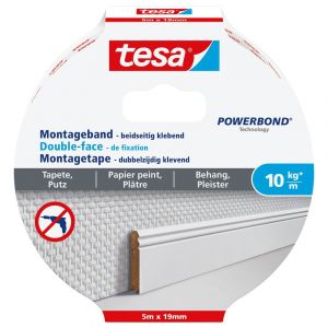 Tesa 77743 Powerbond montage tape gevoelige oppervlakken 5 m x 19 mm 77743-00000-00