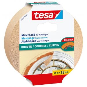 Tesa 56534 flexible afplakband 25 m x 38 mm 56534-00001-02