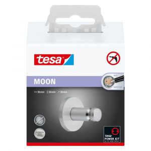 Tesa 40304 Moon handdoekhaak RVS-look 40304-00000-00