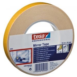 Tesa 4952 Tesafix 50 m x 25 mm wit sterke dubbelzijdige PE-foamtape 04952-00534-00