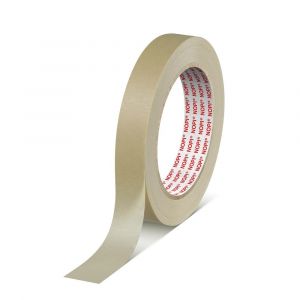 Tesa 4349 Nopikrepp 50 m x 19 mm chamois papiertape voor algemene doeleinden 04349-00000-00