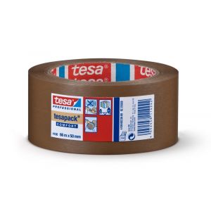 Tesa 4100 Tesapack 66 m x 50 mm transparant PP verpakkingstape 04100-00235-00