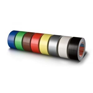 Tesa 4688 Tesaband 50 m x 50 mm grijs standaard polyethyleengecoate textieltape 04688-00001-00