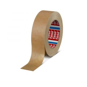 Tesa 4309 Tesakrepp 50 m x 38 mm licht geel temperatuurbestendige maskeringstape voor lakspuiten tot 120 graden C 04309-00014-01