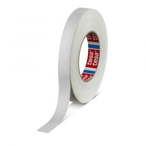 Tesa 4541 Tesaband 50 m x 19 mm wit gemakkelijk hanteerbare ongecoate textieltape 04541-00100-00