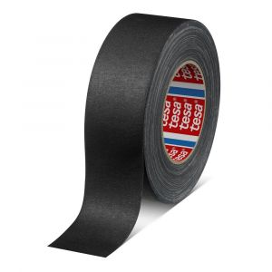 Tesa 4671 Tesaband 50 m x 50 mm zwart mat acrylgecoate textieltape 04671-00035-00