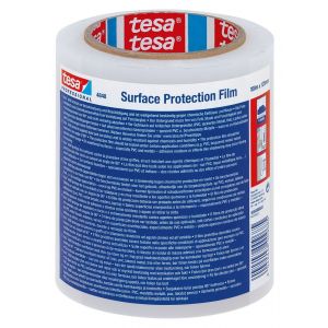 Tesa 4848 Tesafilm 100 x m 125 mm rood transparante oppervlaktebeschermingsfolie 04848-00003-00