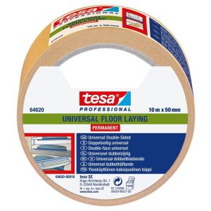 Tesa 64620 Tesafix 10 m x 50 mm transparant sterke dubbelzijdige filmtape 64620-00018-11