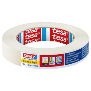 Tesa 4348 Tesakrepp 50 m x 19 mm chamoise maskeringstape 04348-00015-03