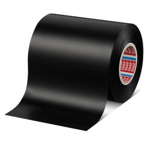 Tesa 4163 Tesaflex 33 m x 100 mm zwart Soft PVC tape 04163-00016-92