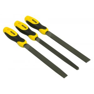 Stanley 3 delige set vijlen halfzoet 200 mm 0-22-464