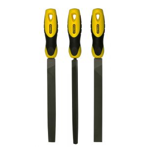 Stanley 3 delige set vijlen halfzoet 200 mm 0-22-464