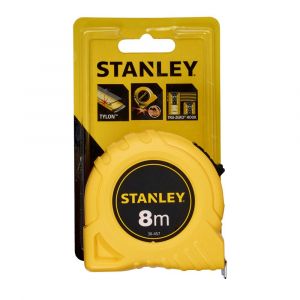 Stanley rolbandmaat 8 m 25 mm op kaart 0-30-457