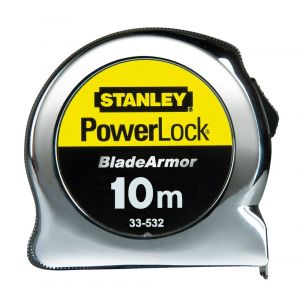 Stanley rolbandmaat Powerlock Blade Armor 10 m op kaart 0-33-532