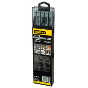 Stanley metaalzaag reserve blad Lion 300 mm 24 tanden per inch doos 100 stuks 1-15-842