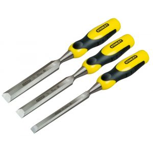 Stanley steekbeitelset Dynagrip 3 delig 10, 15 en 20 mm 2-16-887